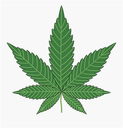 Cannabis Leaf Cartoon Images. . Weed leaf clip art